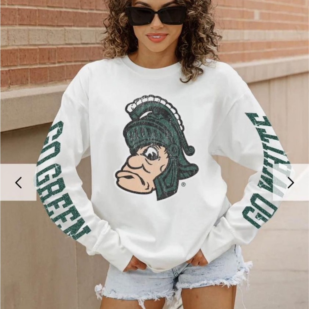 Michigan State Spartan Logo Sweatshirt
